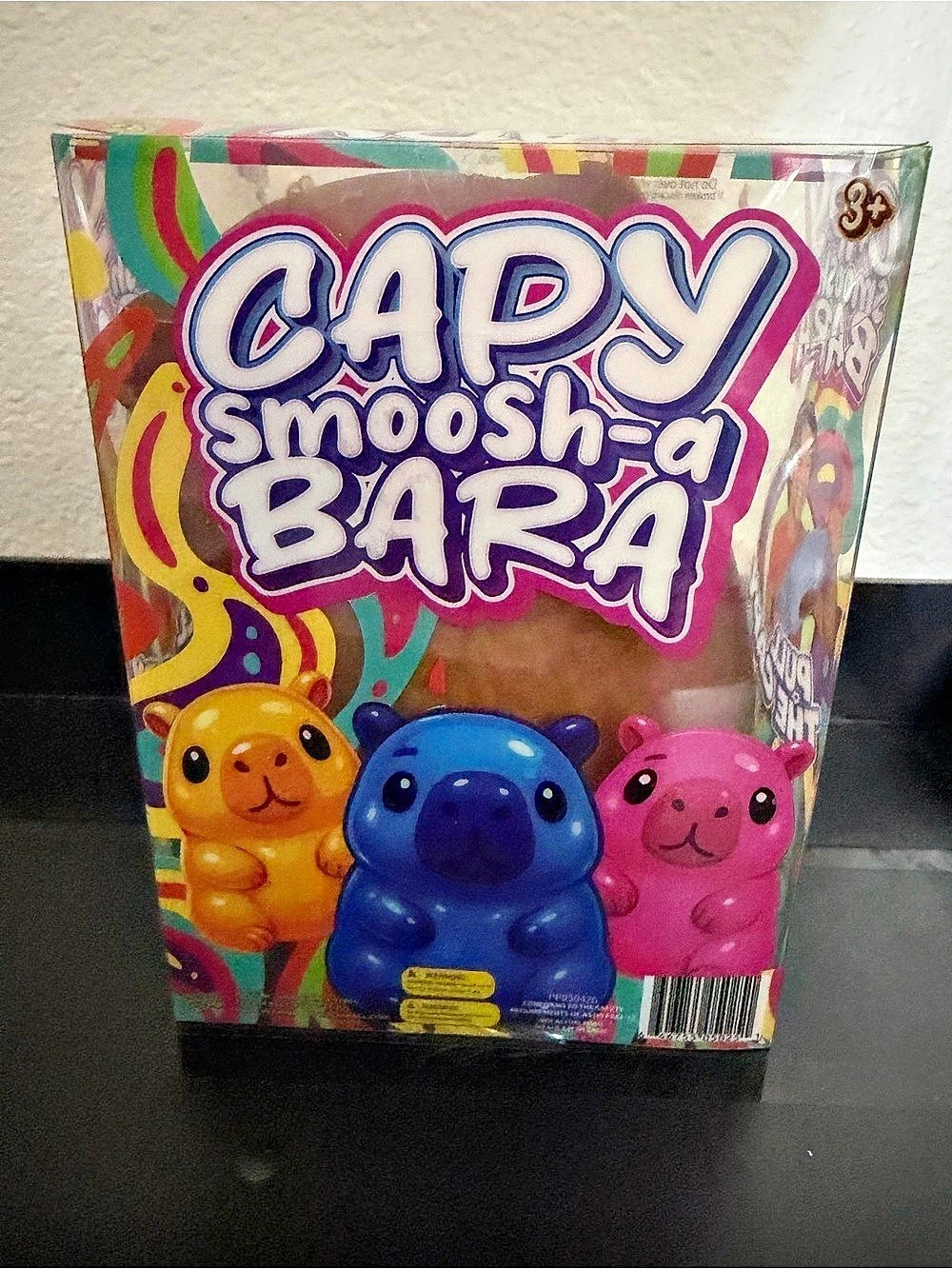 Jumbo XL Squishy- Capy Smoosh a Bara Toy Brown NWT Five Below